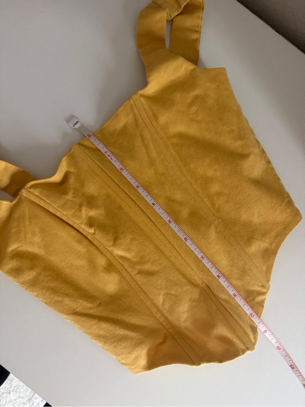PEPPERMAYO 2PC Matching Set Bustier Corset Top Rooftop Mini Skirt Mustard Yellow - Picture 13 of 13